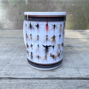 Fly Fishing, Fly Fishing Gift, Fly Fishing Mug, Gift for Fishermen, Trout Fishing Gifts, Fishing Gift for Dad, Outdoors Gift for Dad, Nature