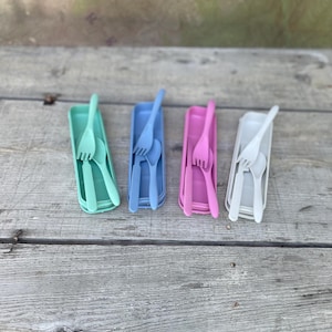 Camping Utensils, Camp Utensil Set, Office Utensil Set, Eco Friendly Cutlery Set, Picnic Cutlery Set, Zero Waste Cutlery Set, Travel Cutlery