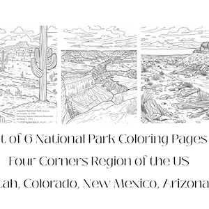 National Park Coloring, Kids Coloring Pages, Adult Coloring, Nature Coloring Page, National Park Kid, Adult Coloring Pages, Camping Activity