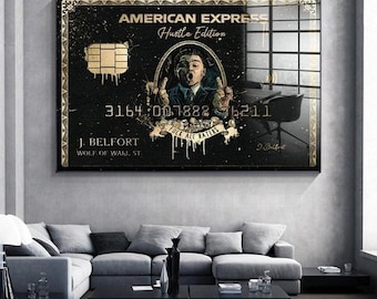 The Wolf of Wall Street Canvas Art: Motivational Tycoon Decor