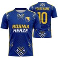 Bosnia Herzegovina Soccer Jersey Custom Name Number Football Shirt Fan Gift Men Women product logo