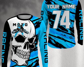 2011年製MSR メタルマリーシャ モトクロスジャージ メンズL-XL スカル