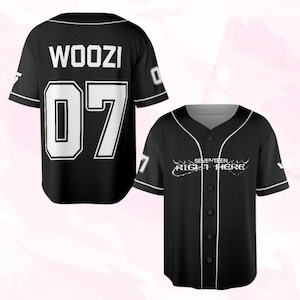 Custom Jersey with Member Name and Number | Unisex Kpop Fan Shirt