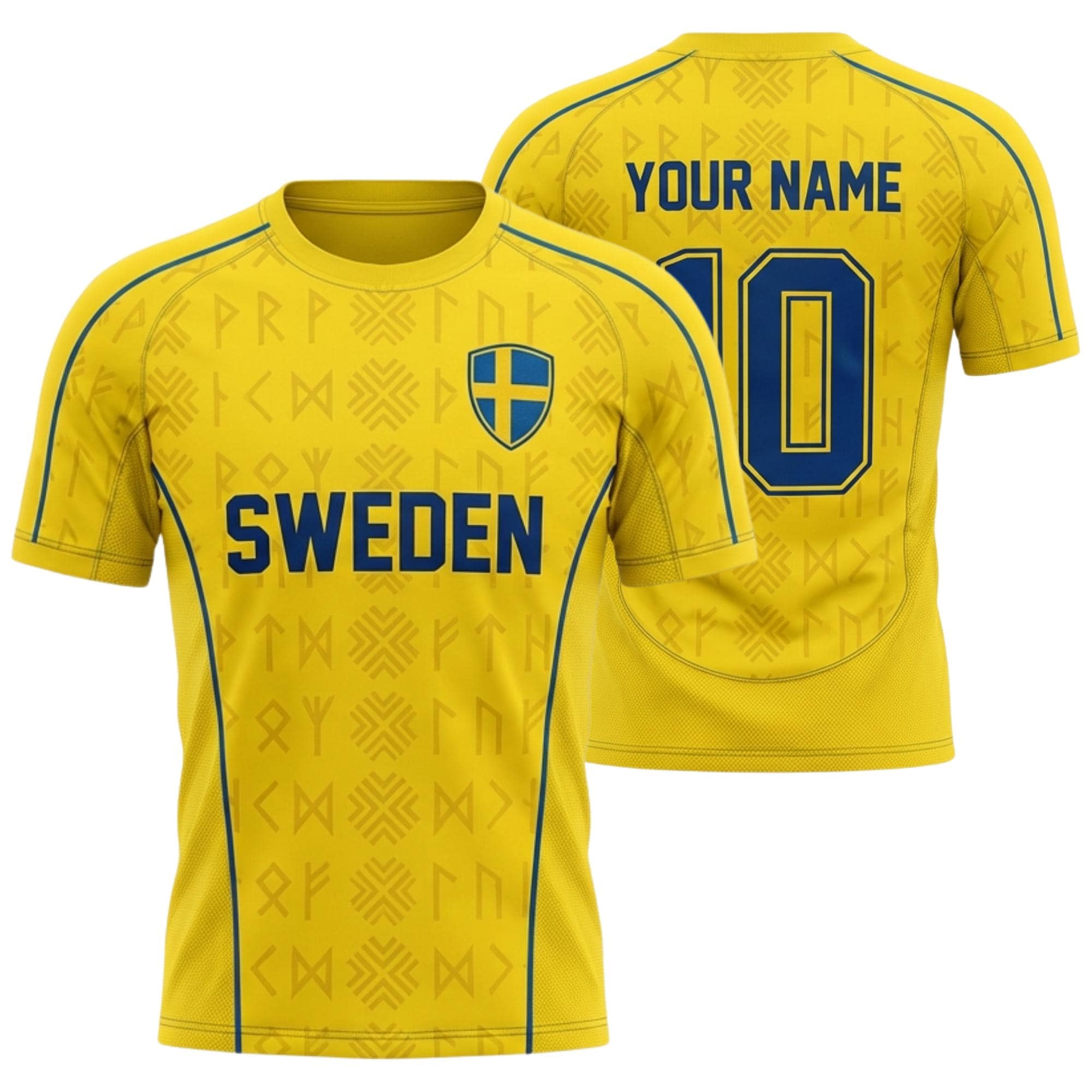 Sweden Soccer Jersey - Etsy