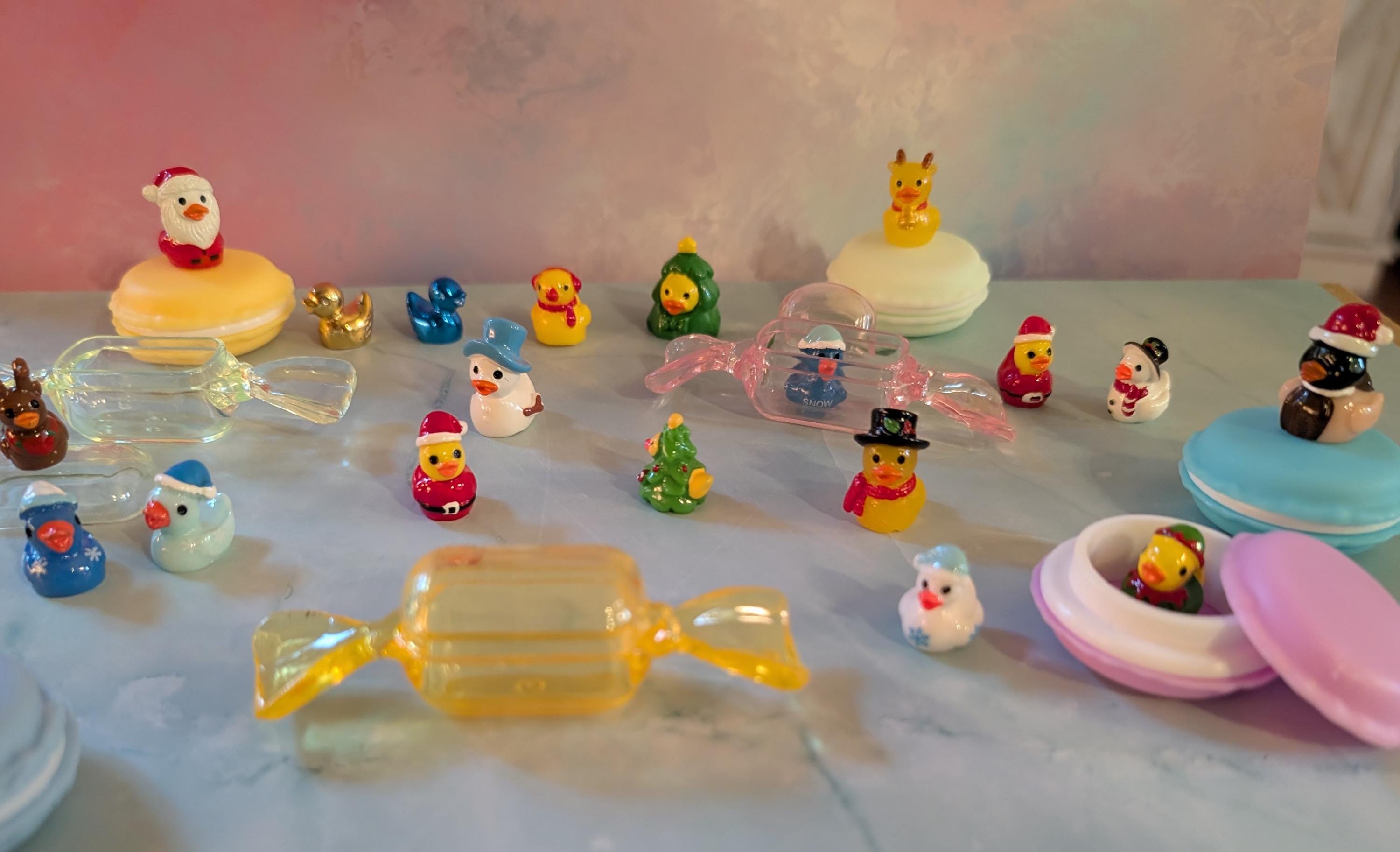 Quacktastic Christmas Mini Mystery Ducks (8), Set of 8 Ducks, Secret ...