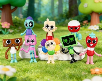 Dandy's World Collectible Figures, Brightney, Gigi, Glisten, Flutter, Poppy, Shrimpo, Connie, Anime Figures, Anime Gift, Gifts for friend