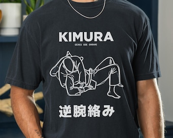 Kimura BJJ Blueprint Shirt, Brazilian Jiu Jitsu Comfort Colors Tee & Sweatshirt, Martial Art Gift for Grapplers