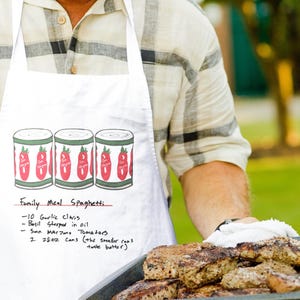 Family Meal Spaghetti Apron TV Show Gift Fandom Funny Chef Aprons Culinary Gift for Foodie The Bear Season 4 Carmy Richie Sydney