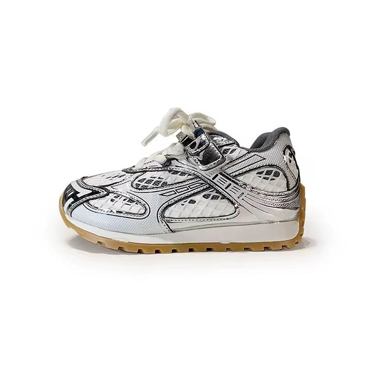 Kids Silver Shoes