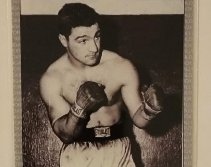 1991 AW Sports Boxing Hall of Fame Rocky Marciano Trading Card #105