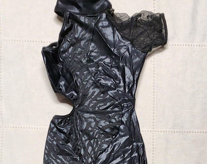 Revolution Limited Edition Black Jumpsuit with Mesh Panel Kids Size CL