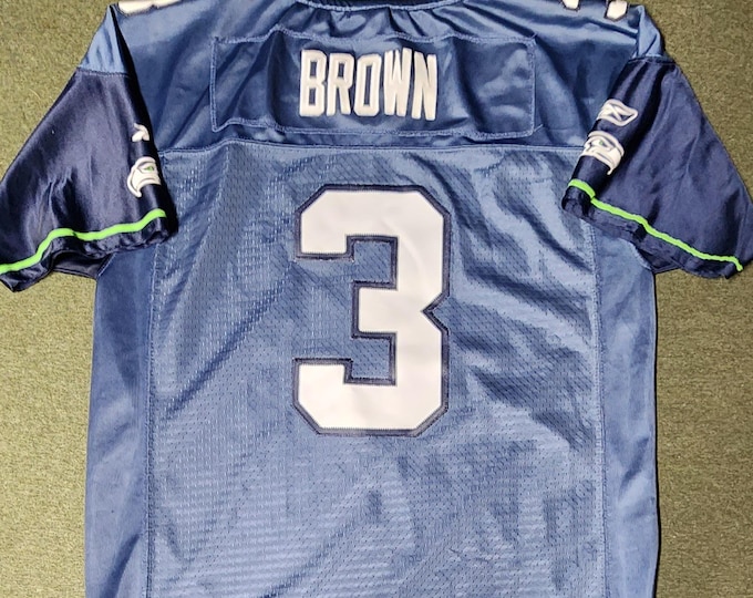 Seattle Seahawks Josh Brown Reebok Football Jersey Size YXL