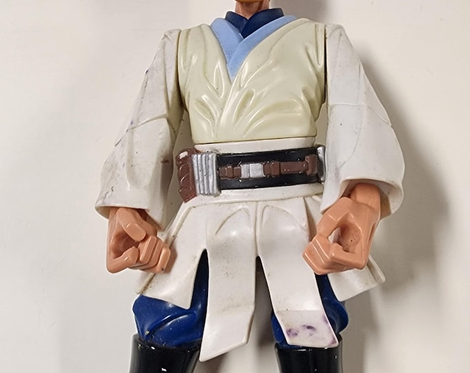 Star Wars Force Battlers Obi Wan Kenobi Figure Hasbro 2005