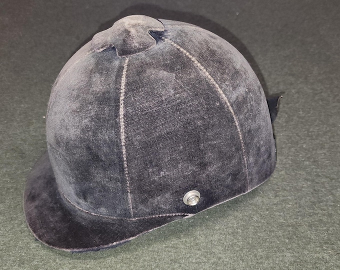 Vintage Equestrian Riding Helmet Size 6 3/4 Mayfair Riding and Sport Shop