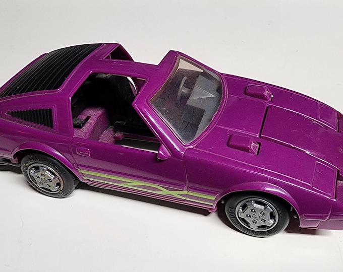 Vintage 1987 M.A.S.K. Manta Vehicle Purple Nissan 300ZX Transforming Car