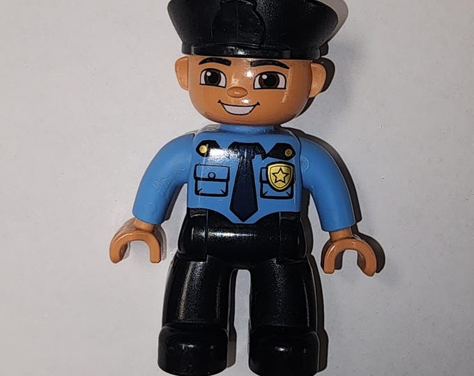 Lego Duplo Minifigure Police Officer Figure