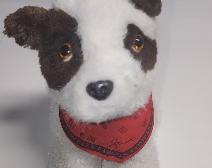 Vintage Wells Fargo Plush Jack The Dog