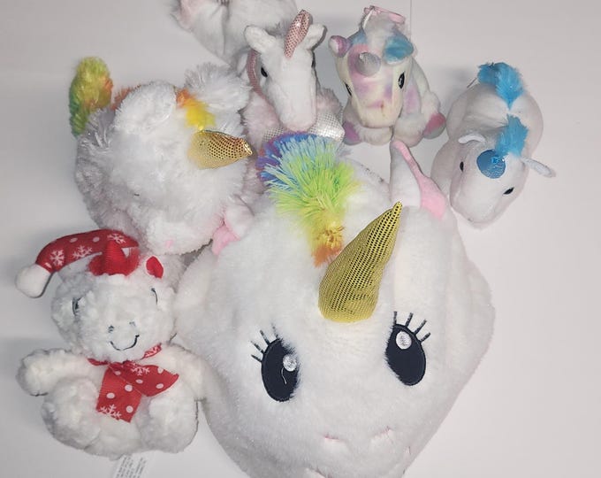 Plush Unicorn Bundle Lot of 6