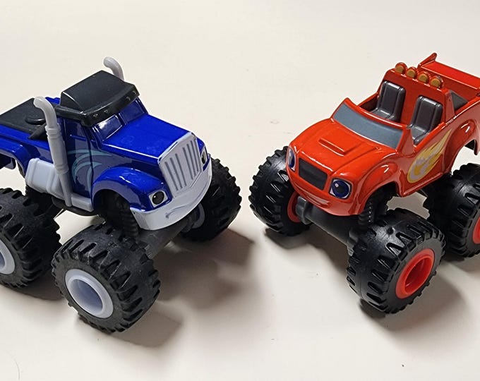 Blaze and The Monster Machines Die Cast Trucks Blaze and Crusher