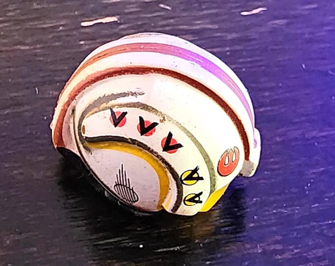 Vintage Star Wars Figure X-Wing Fighter Pilot Helmet Luke Skywalker