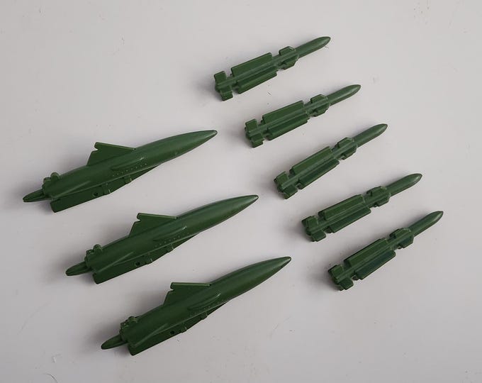 Vintage 1985 GI Joe Snow Cat Missile Bundle