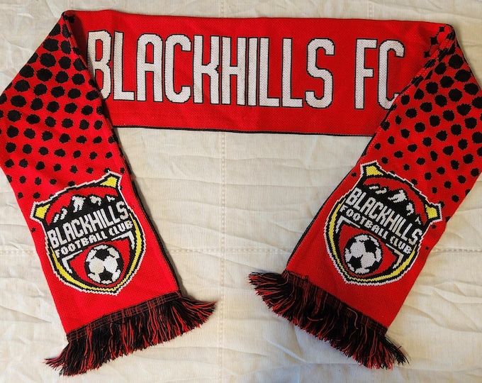 Black Hills FC Reversible Fan Supporter Soccer Scarf