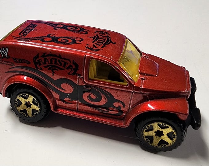 Hot Wheels Mattel 2006 WWE Series Batista Power Panel 1:64 Scale Die Cast Car
