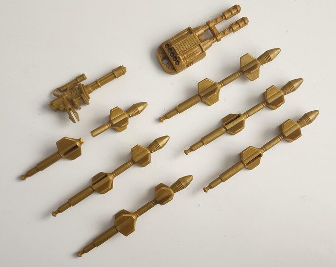 Vintage 1990 GI Joe Cobra Destros Dominator Missile Bundle