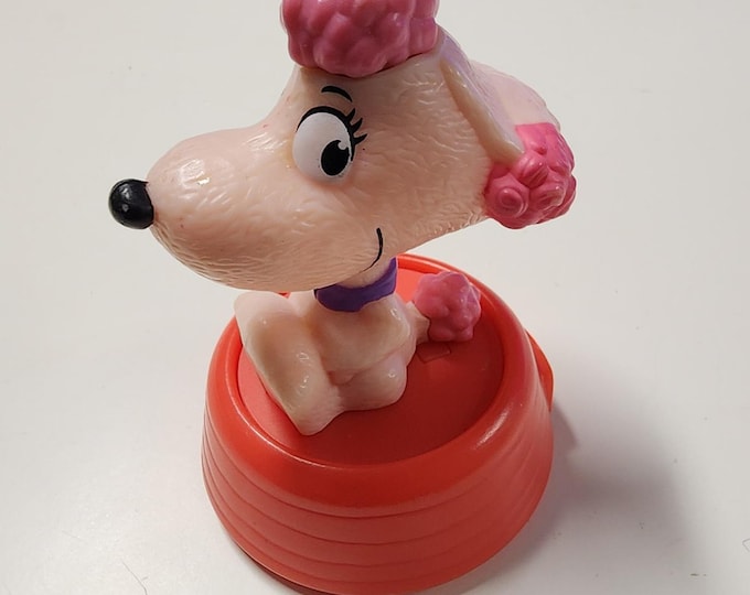 Vintage Fifi the Poodle Toy from The Peanuts Movie Happy Meal Toy