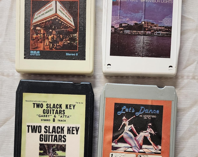 8-Track Bundle Sammy Kaye, Let's Dance, Chet Atkins, Gabby and Atta
