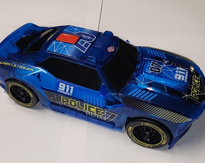 Dickie Toys Lightstreak Police Car with Light and Sound 1:24 Scale