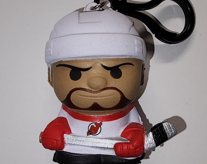 New Jersey Devils NHL Foam Hockey Figure Keychain
