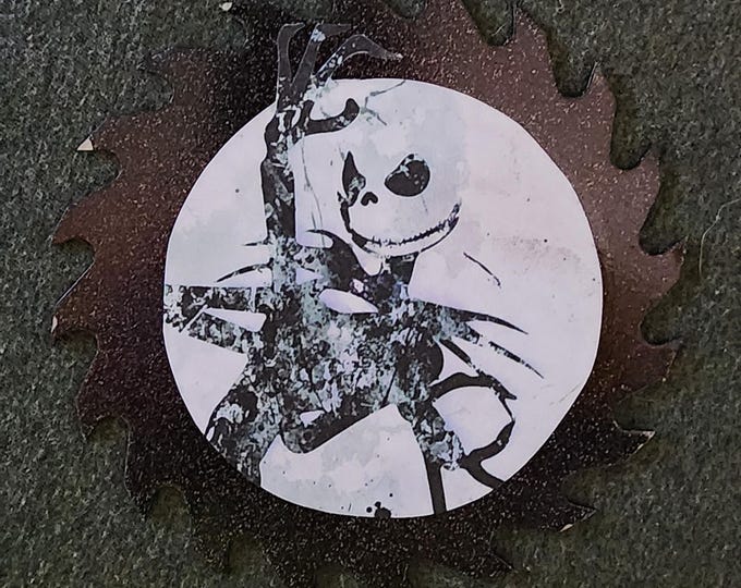 Nightmare Before Christmas Jack Skellington Decorative Saw Blade Wall Art