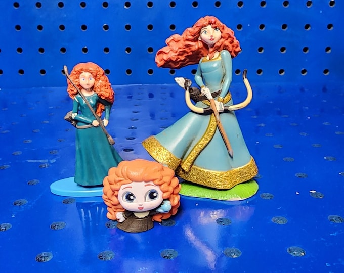 Disney Merida from Braveheart Figure Bundle Lot of 3