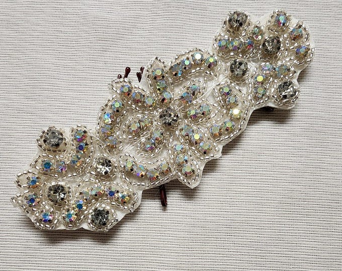 Rhinestone Pearl Applique Dance Costume Accessory