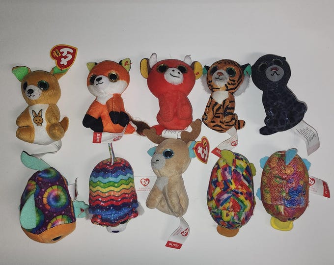 TY Teenie Beanie Boos McDonalds Happy Meal Plush Bundle Lot of 10