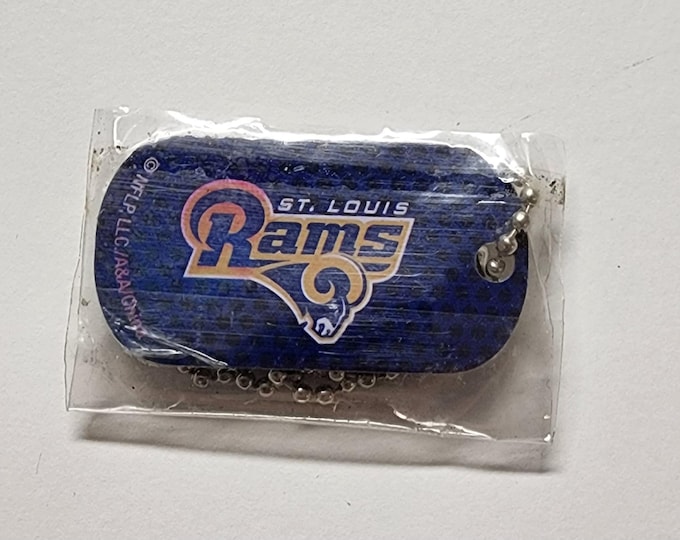 St Louis Rams NFL Dog Tag Key Chain