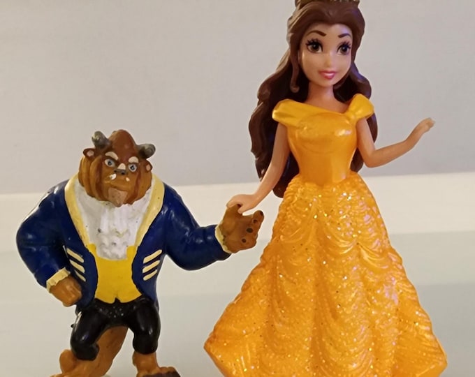 Disney Beauty and The Beast Figures Belle and Beast