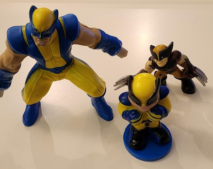 Marvel X-Men Wolverine Figure Bundle Lot of 3