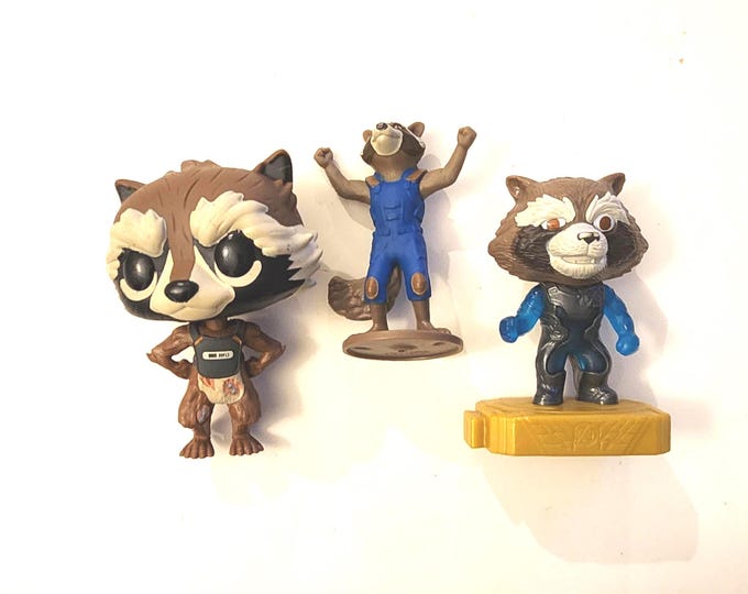 Marvel Guardians of the Galaxy Rocket Raccoon Figure Bundle Avengers