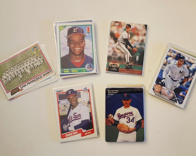 Baseball Card Bundle Some Big Names 51 Cards Included