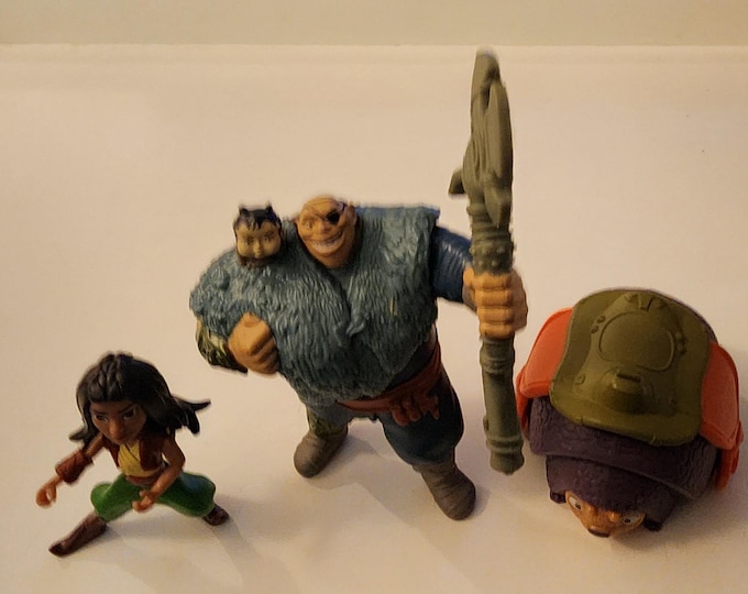 Raya and the Last Dragon McDonalds Happy Meal Toy Figure Bundle
