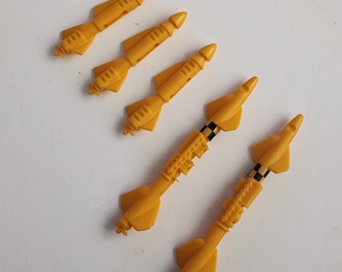 Vintage 1990 GI Joe Cobra Piranha Missile Bundle