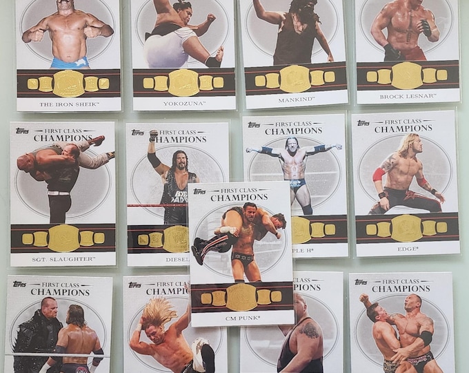 2012 Topps WWE First Class Champions Card Bundle Incomplete Set