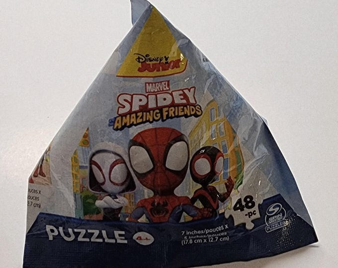 Disney Junior Marvel Spidey Amazing Friends 48 Piece Puzzle New