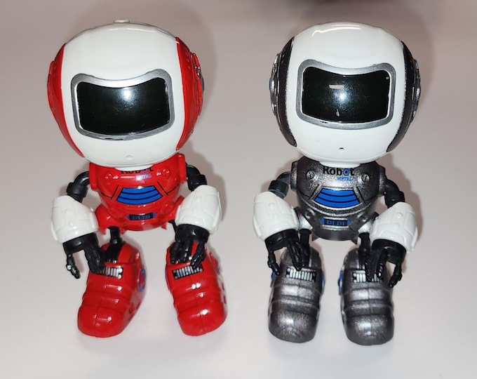 Robot Metrl Metallic Robot Bundle Lot of 2