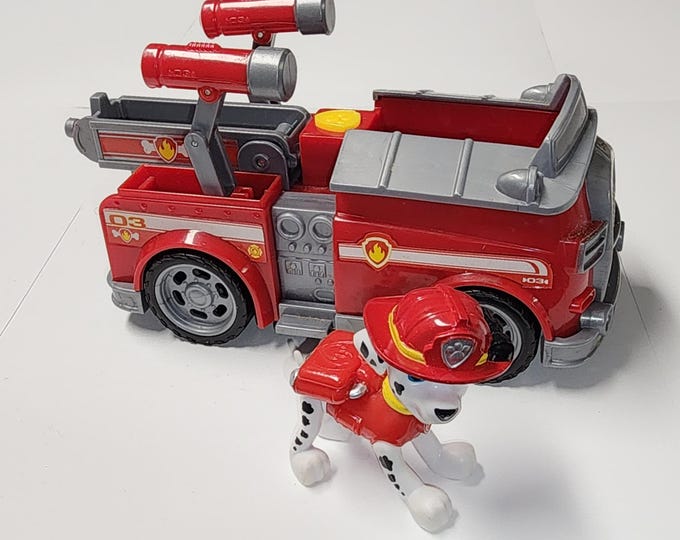 Paw Patrol Marshall and Transforming Fire Truck Vehicle