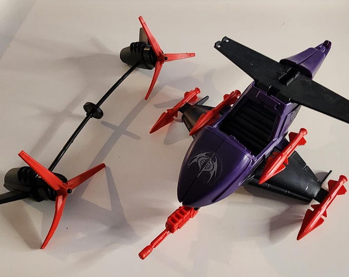 Vintage GI Joe Cobra Fang II Helicopter