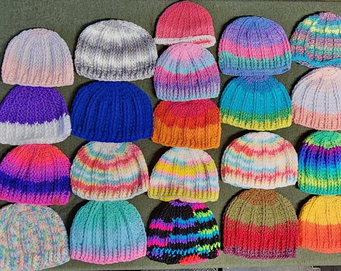 Handmade Crochet Youth Kids Hats