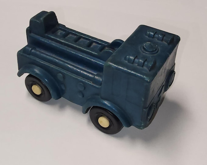 1970's Wee Wheels Sun Products Toys Blue Fire Truck